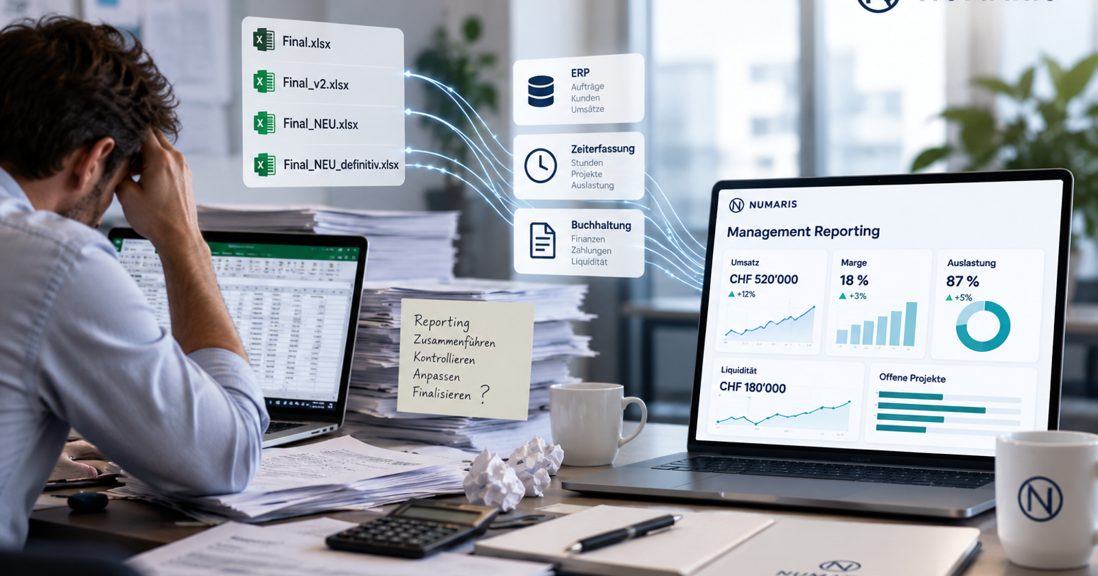 Wenn Excel zum Engpass wird: Wann lohnt sich automatisiertes Reporting?